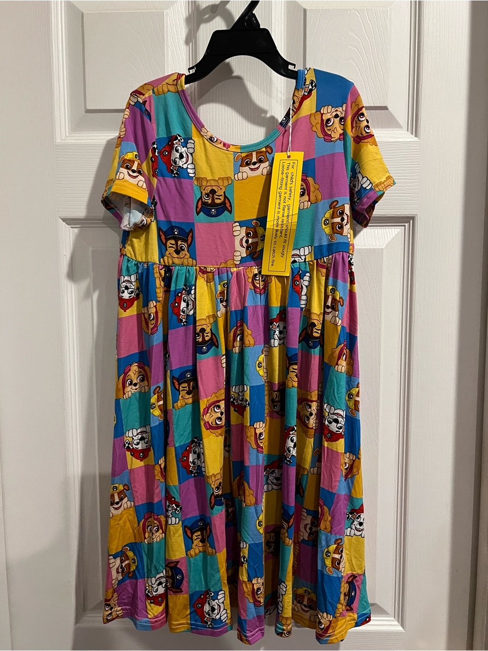 Bamboo Kids Multicolor Paw Patrol Print dress.